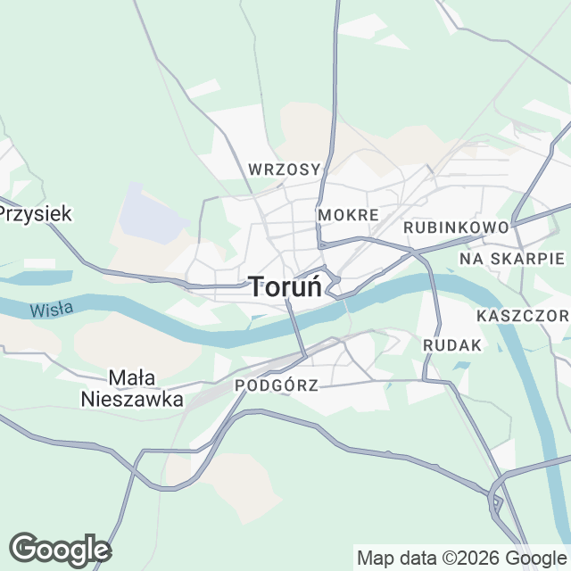 Mapa widoczności gabinetu w Google Maps na frazę „bonding zębów"