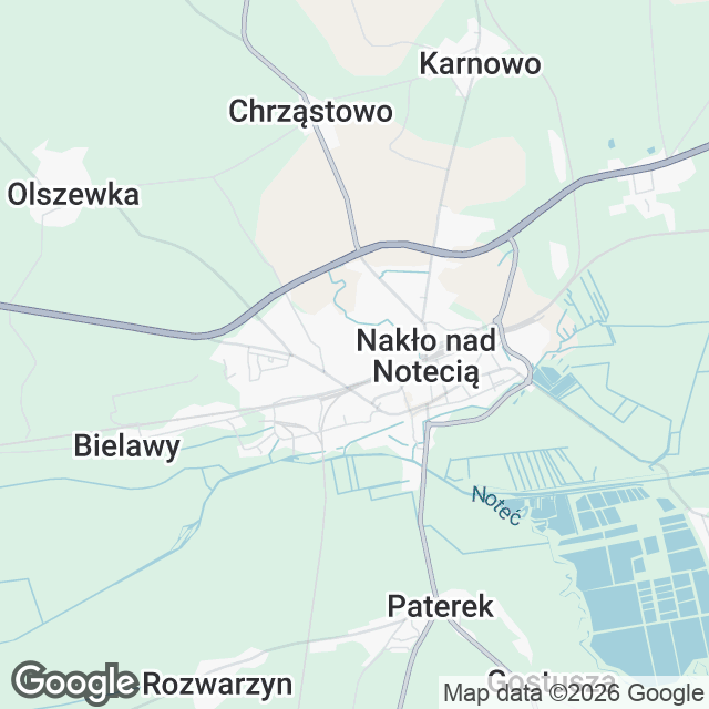 Mapa widoczności gabinetu w Google Maps na frazę „bonding zębów"