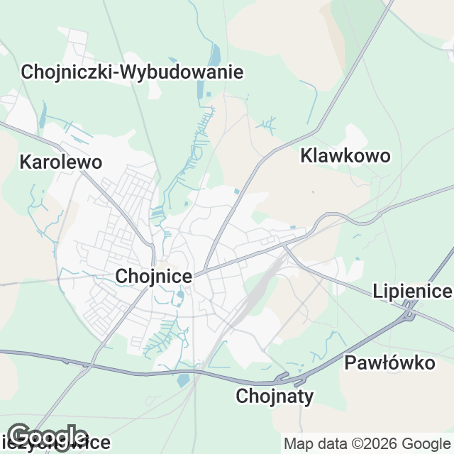 Mapa widoczności gabinetu w Google Maps na frazę „RTG zębów"