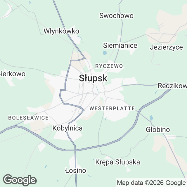 Mapa widoczności gabinetu w Google Maps na frazę „dentysta"
